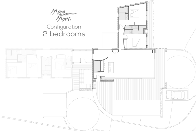 Villa Mare Monti - 2-bedroom layout