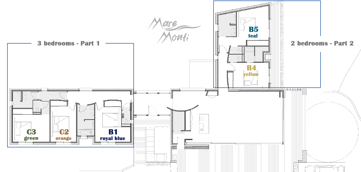 Mare Monti - Room Modularity Plan