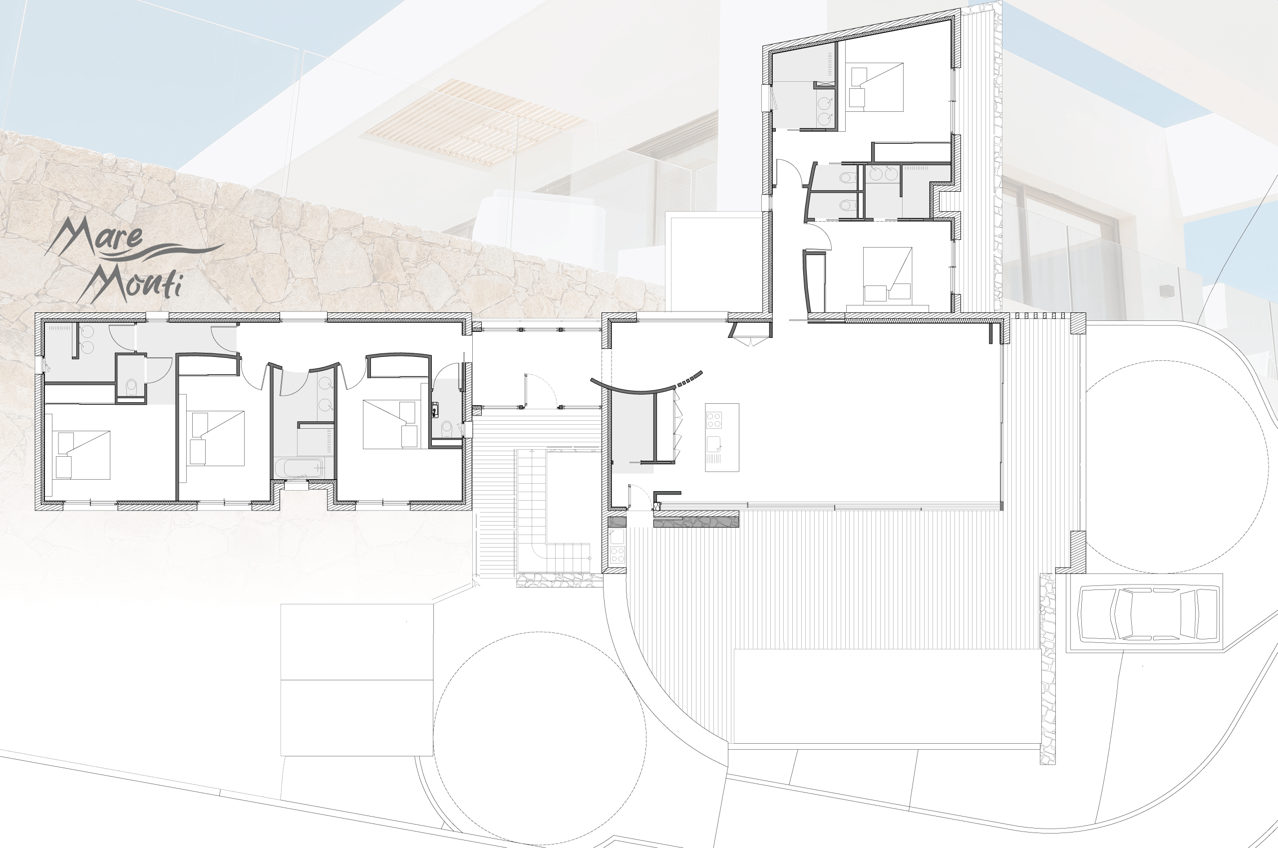 Plan Villa Mare Monti Calvi